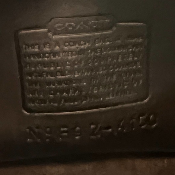 Coach Black Leather Shoulder Bag - Picture 6 of 11